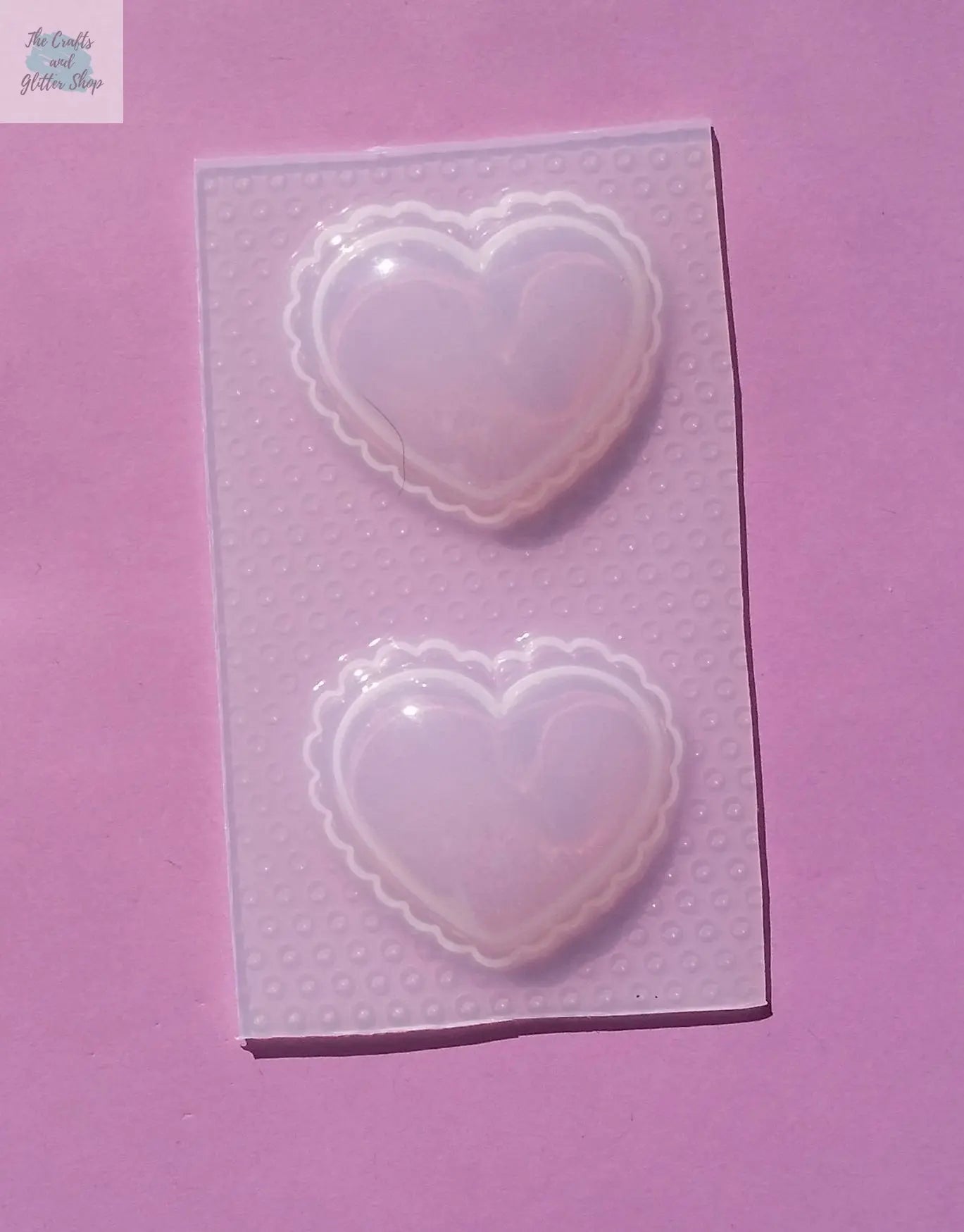 Puffy Hearts Plastic Mold The Crafts and Glitter Shop