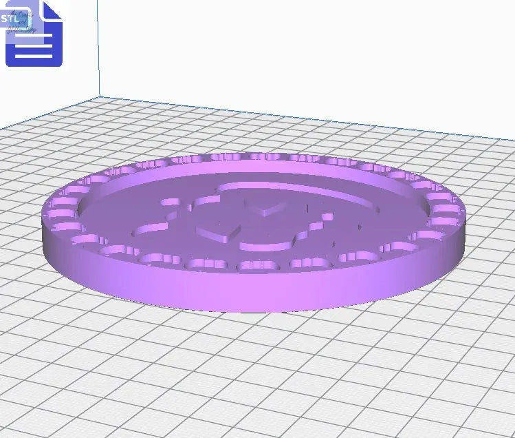 Pumpkin Coaster STL File - for 3D printing - FILE ONLY - Halloween - The Crafts and Glitter Shop