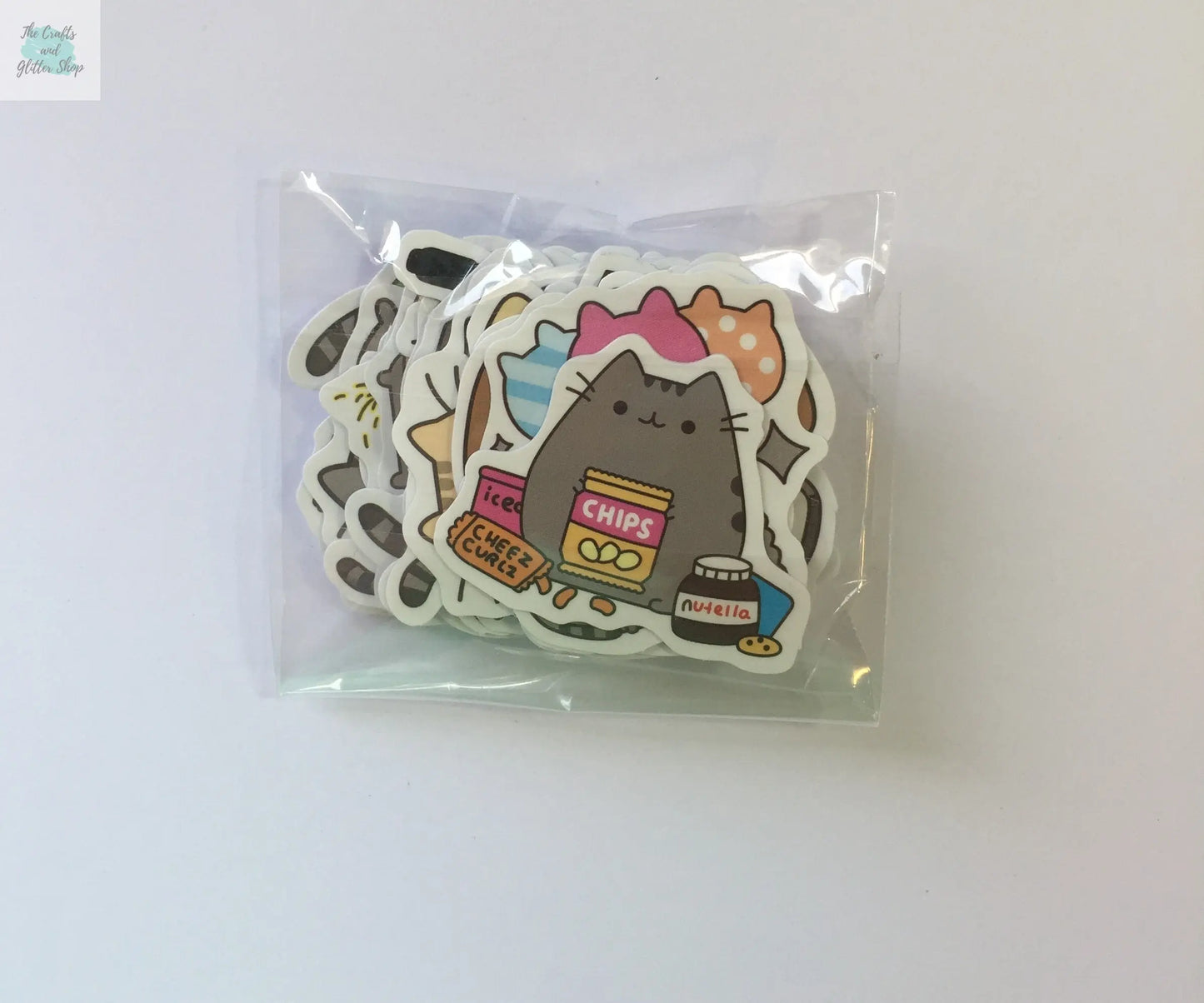 Pusheen Stickers - 50 pcs The Crafts and Glitter Shop