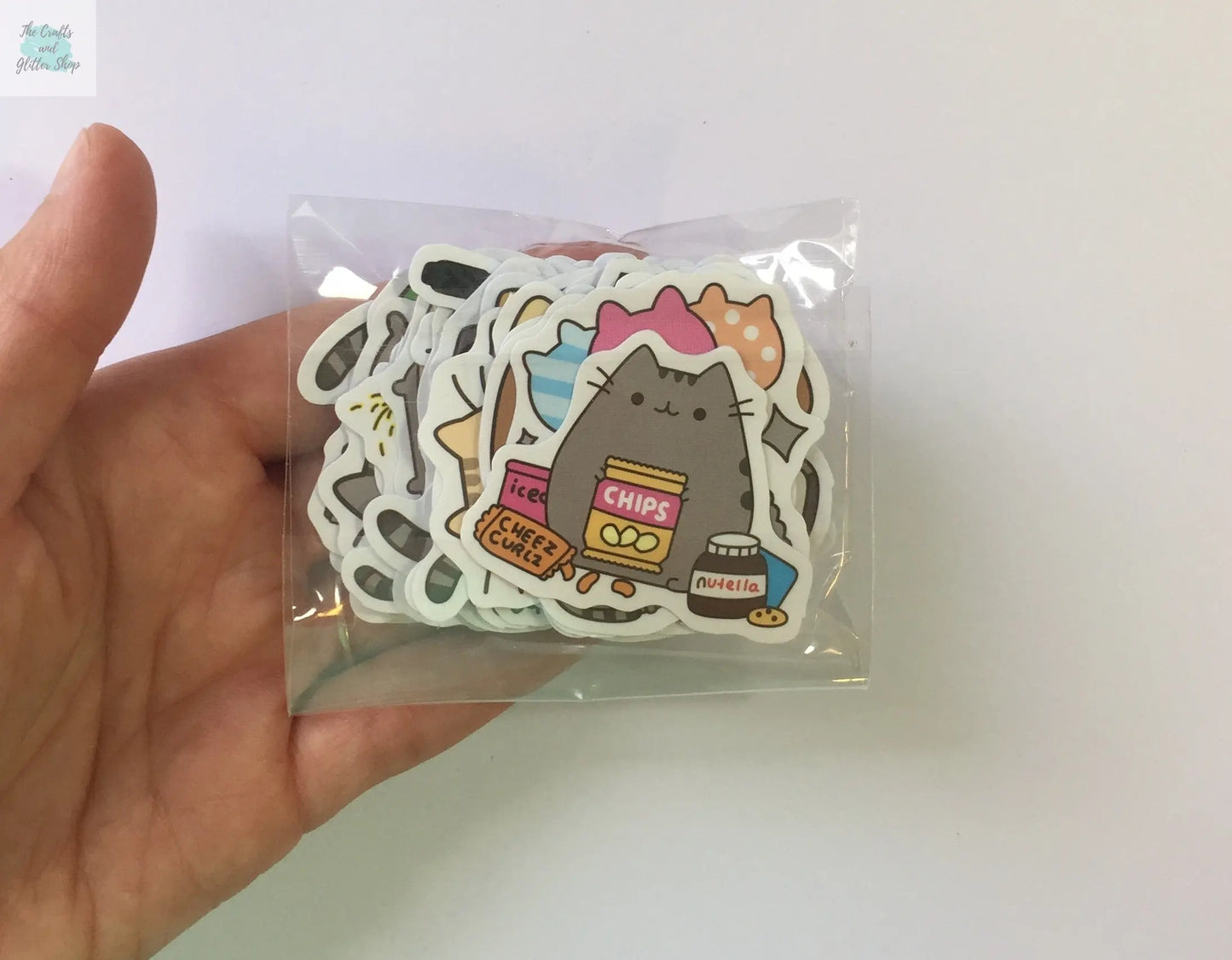 Pusheen Stickers - 50 pcs The Crafts and Glitter Shop