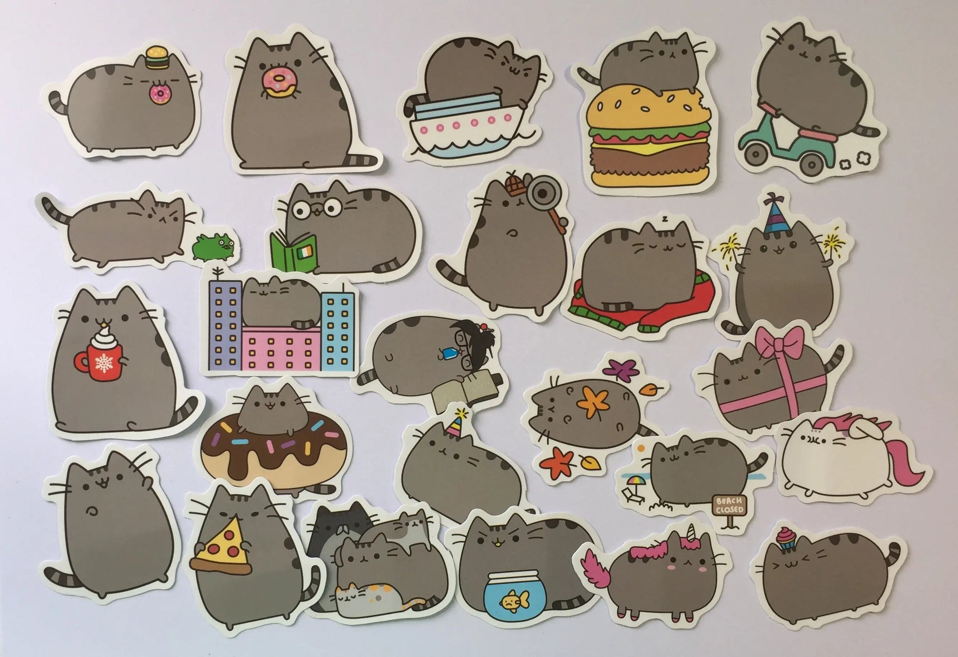 Pusheen Stickers - 50 pcs The Crafts and Glitter Shop