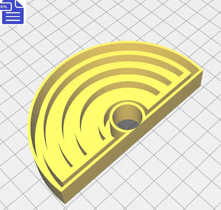 Rainbow Silicone Mold Tray STL File - for 3D printing - FILE ONLY - to make silicone molds - diy freshies mold