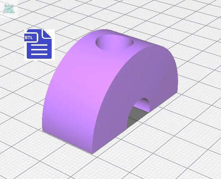 Rainbow Straw Topper STL File - for 3D printing - FILE ONLY - Instant Digital Download - The Crafts and Glitter Shop