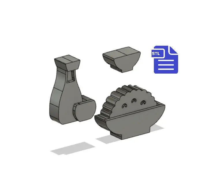 Rice Bowl STL File - for 3D printing - FILE ONLY - The Crafts and Glitter Shop