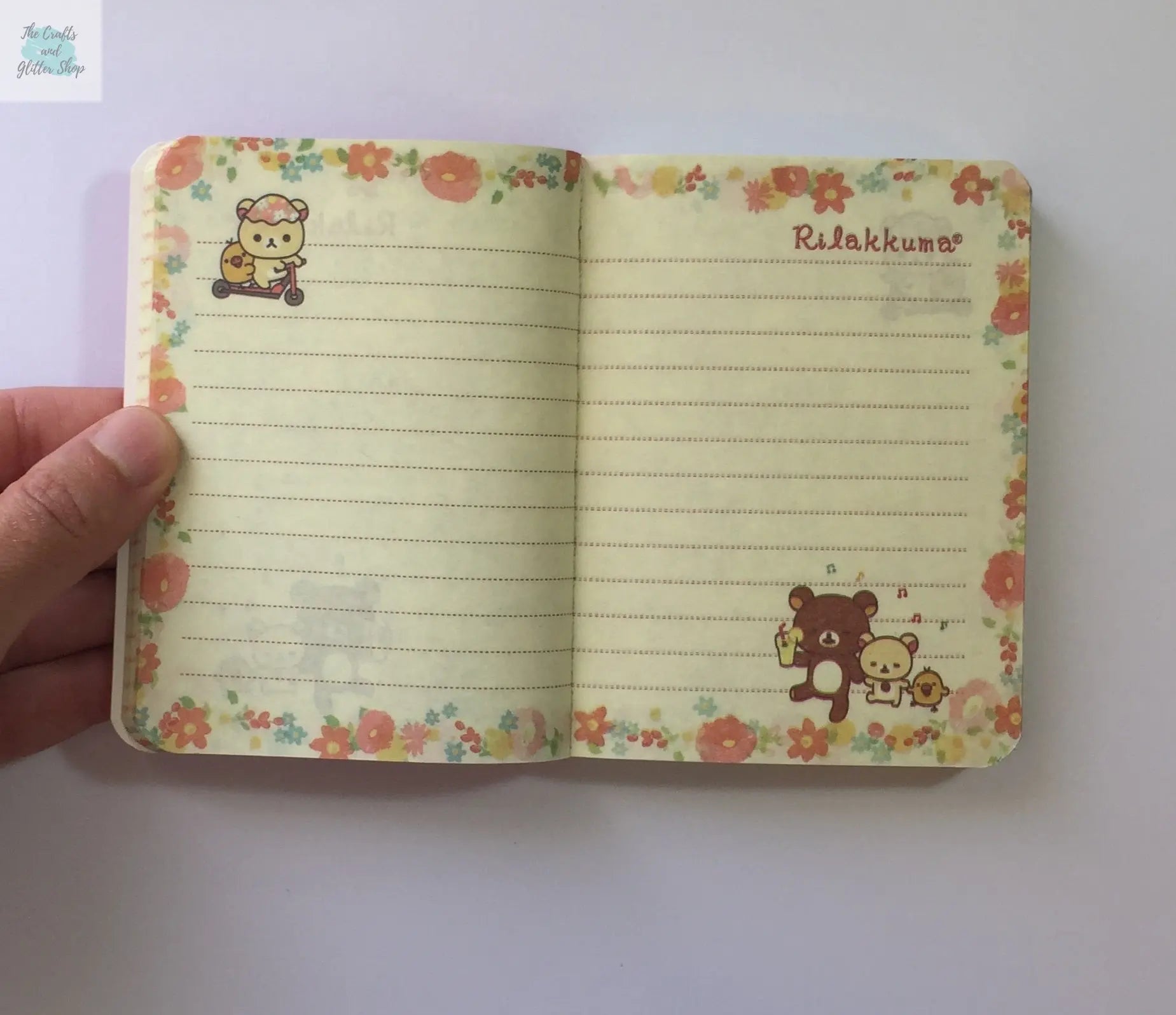Rilakkuma Pocket Note Book The Crafts and Glitter Shop