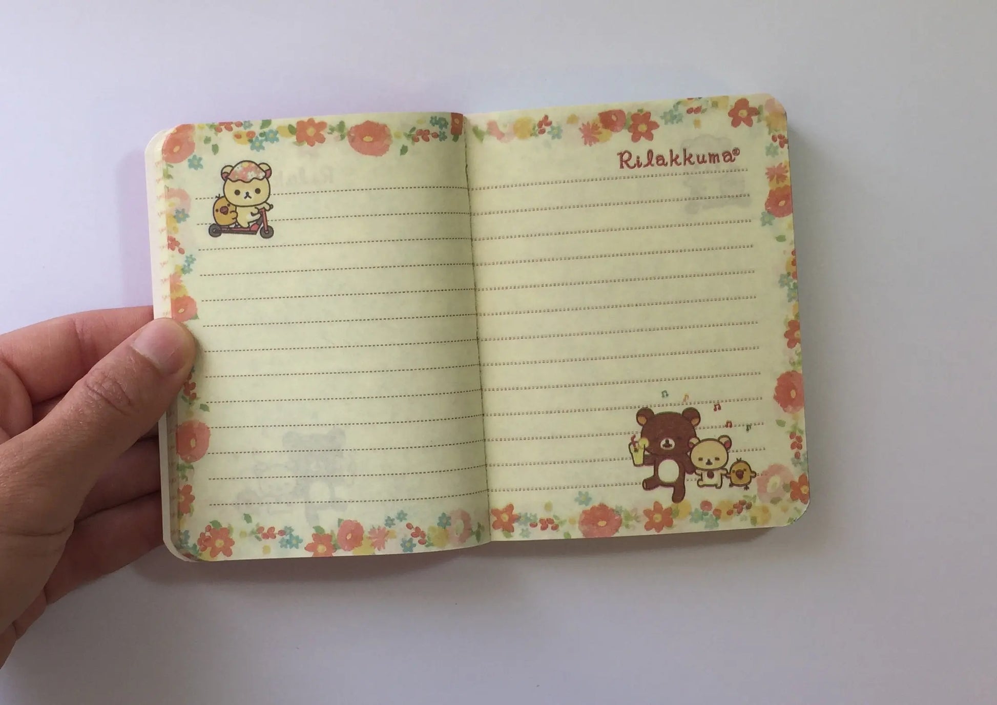 Rilakkuma Pocket Note Book The Crafts and Glitter Shop