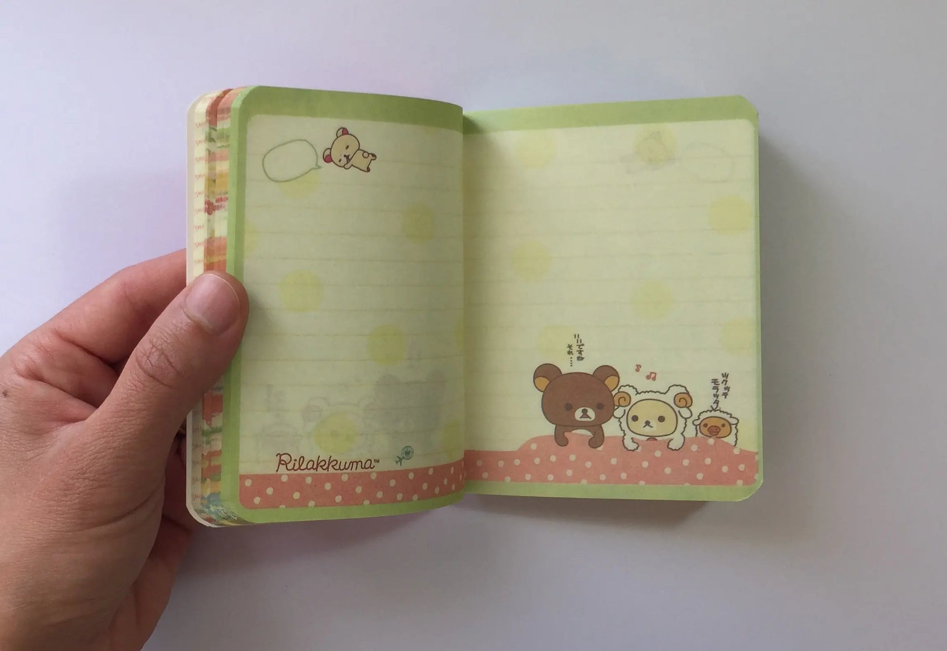 Rilakkuma Pocket Note Book The Crafts and Glitter Shop
