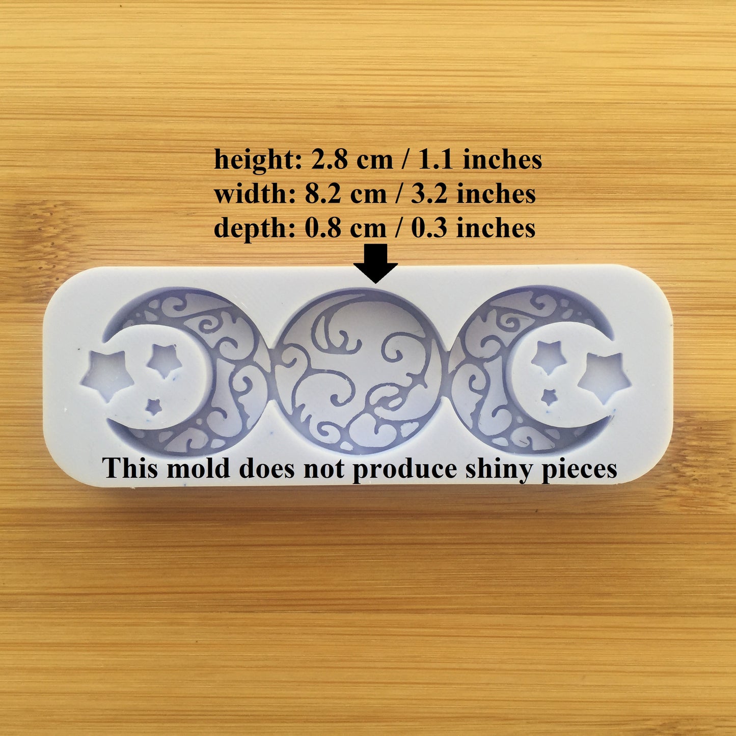 Triple Moon Silicone Mold