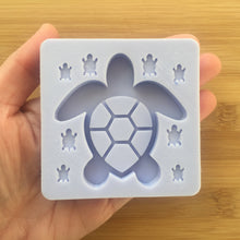 Load image into Gallery viewer, Turtle Shaker Silicone Mold - with shaker bits