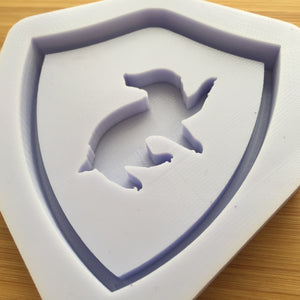 Badger Crest Shaker Silicone Mold