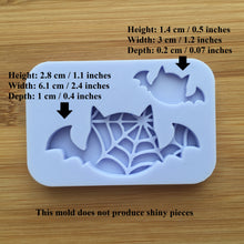 Load image into Gallery viewer, Bat Silhouette Silicone Mold