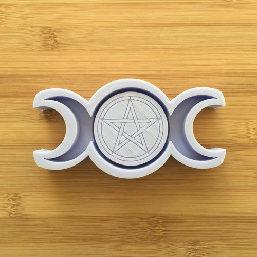 Triple Moon Dish Silicone Mold / Candle Holder