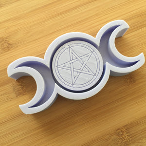 Triple Moon Dish Silicone Mold / Candle Holder
