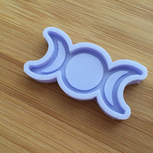 Load image into Gallery viewer, 2&quot; Triple Moon Silicone Mold