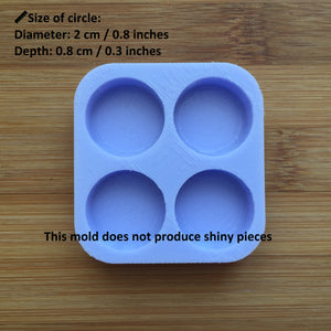 2 cm Circle Silicone Mold