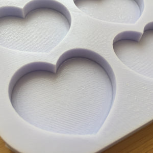 1.5 inch Heart Silicone Mold