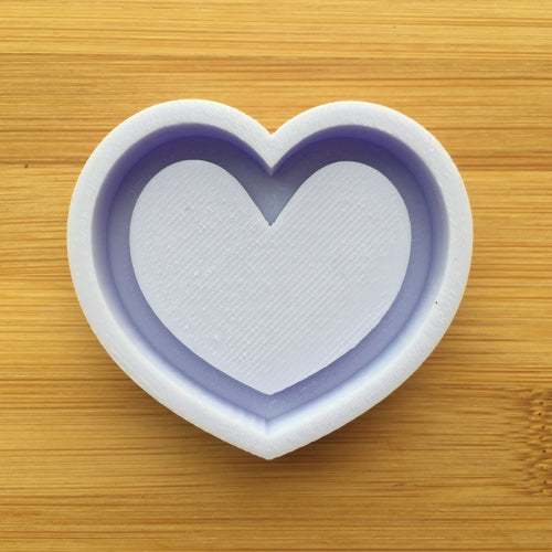 2 inch Heart Shaker Silicone Mold