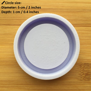 2 inch Circle Shaker Silicone Mold