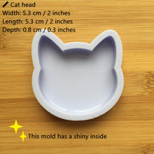 Load image into Gallery viewer, 2&quot; Cat Head Silicone Mold