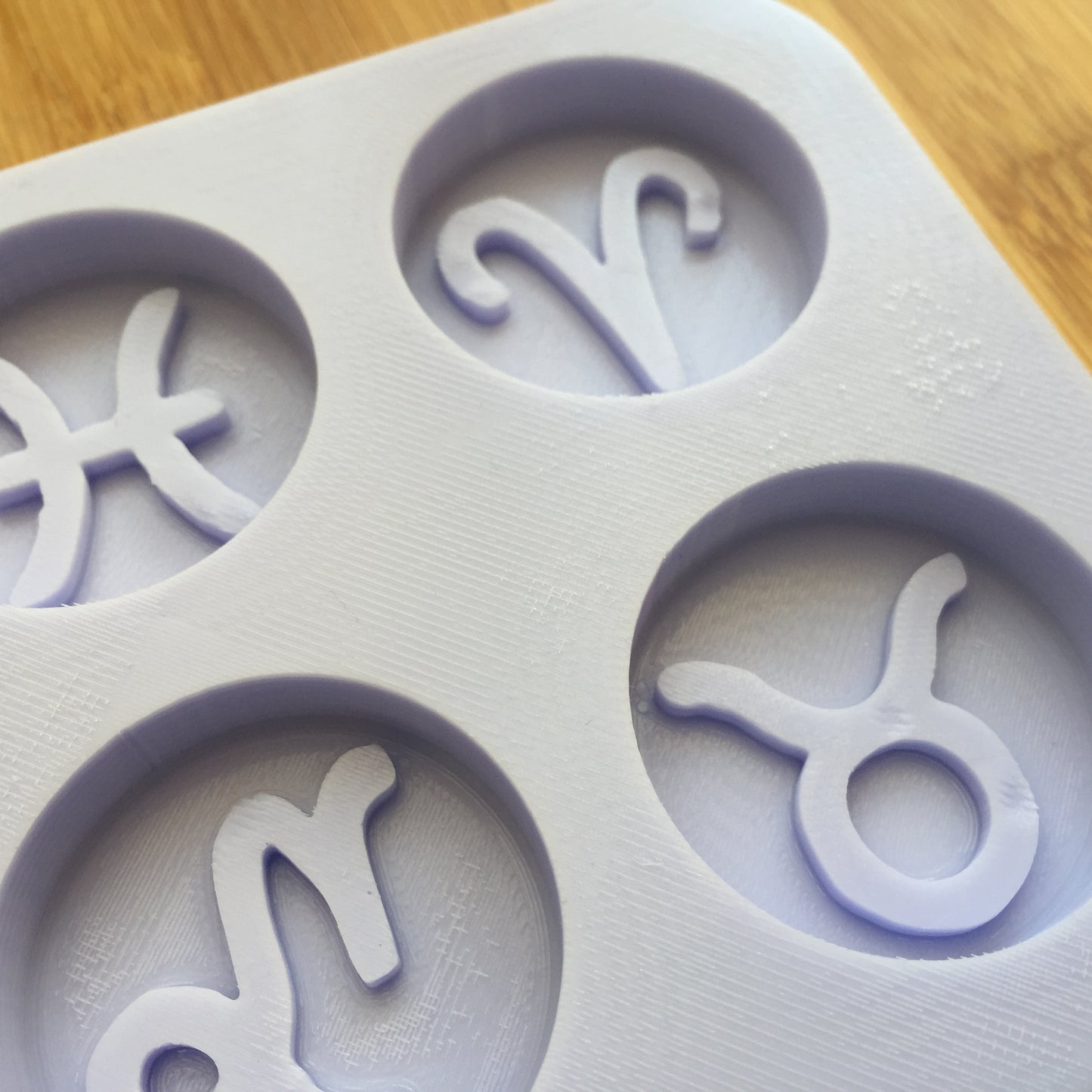 1.5 inch Zodiac Signs Silicone Mold