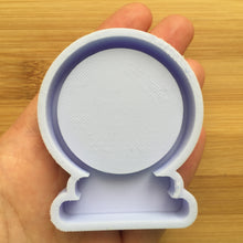 Load image into Gallery viewer, 2.3&quot; Crystal Ball Shaker Silicone Mold / Snow Globe Shaker Mold