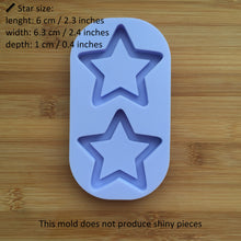 Load image into Gallery viewer, 6 cm Star Shaker Silicone Mold