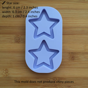 6 cm Star Shaker Silicone Mold