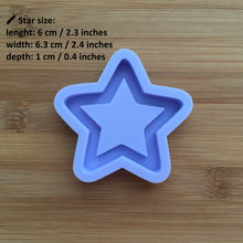 Load image into Gallery viewer, 6 cm Star Shaker Silicone Mold