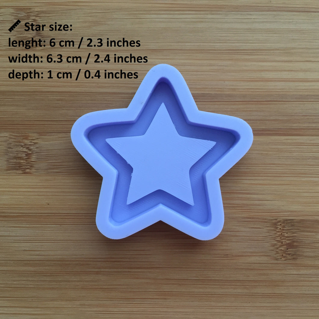 6 cm Star Shaker Silicone Mold