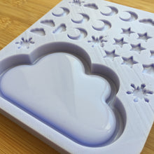 Load image into Gallery viewer, Cloud Shaker with bits Silicone Mold