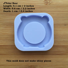 Load image into Gallery viewer, 2&quot; Polar Bear Shaker Silicone Mold