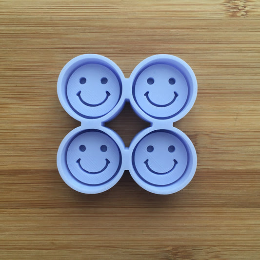 1" Smiley Face Silicone Mold