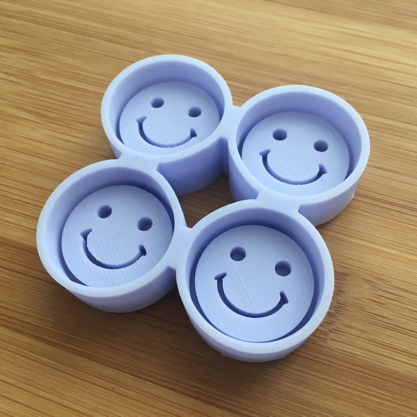 1" Smiley Face Silicone Mold