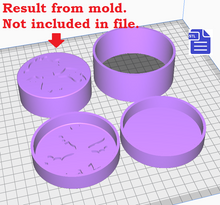 Load image into Gallery viewer, 3pc Baby Dragon Bath Bomb Mold STL File for 3D printing