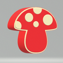 Load image into Gallery viewer, 3pc Mushroom Bath Bomb Mold STL File - for 3D printing - FILE ONLY