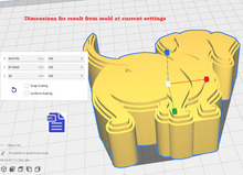 Load image into Gallery viewer, 3pc Sausage Dog Bath Bomb Mold STL File - for 3D printing - FILE ONLY to print your own mold for bath bombs shower steamers solid shampoo