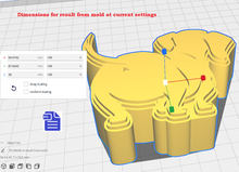 Load image into Gallery viewer, 1pc Sausage Dog Bath Bomb Mold STL File - for 3D printing - FILE ONLY to print your own mold for bath bombs solid shampoo shower steamers
