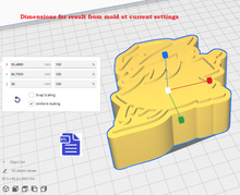 Load image into Gallery viewer, 1pc Witch Bath Bomb Mold STL File - for 3D printing - FILE ONLY