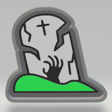Load image into Gallery viewer, 1pc Headstone Bath Bomb Mold STL File - for 3D printing - FILE ONLY