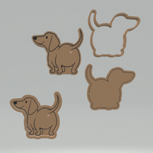 Load image into Gallery viewer, Dachshund Bath Bomb Mold STL File - for 3D printing - FILE ONLY