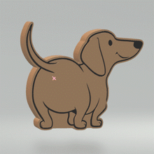 Load image into Gallery viewer, Dachshund Bath Bomb Mold STL File - for 3D printing - FILE ONLY