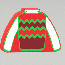 Load image into Gallery viewer, Ugly Christmas Sweater Bath Bomb Mold STL File - for 3D printing - FILE ONLY