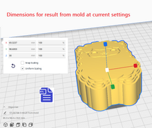 Load image into Gallery viewer, Alpaca Bath Bomb Mold STL File - for 3D printing - FILE ONLY