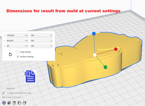 Sleeping Bear Bath Bomb Mold STL File - for 3D printing - FILE ONLY - 1pc + 2pc + 3pc molds for bath bombs solid shampoo shower steamers bar