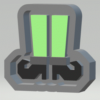 Witchy Legs Silicone Mold Housing STL File - for 3D printing - FILE ONLY