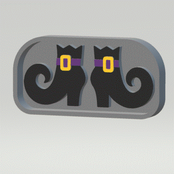 Witch Boots Silicone Mold Housing STL File - for 3D printing - FILE ONLY