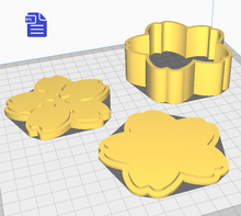 Load image into Gallery viewer, 3pc Sakura Bath Bomb Mold STL File - for 3D printing - FILE ONLY