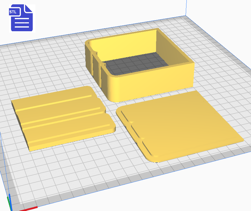 3pc Stack of Books Bath Bomb Mold STL File - for 3D printing - FILE ONLY - The Crafts and Glitter Shop