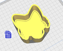 Load image into Gallery viewer, 1pc Fox Head Bath Bomb Mold STL File - for 3D printing - FILE ONLY