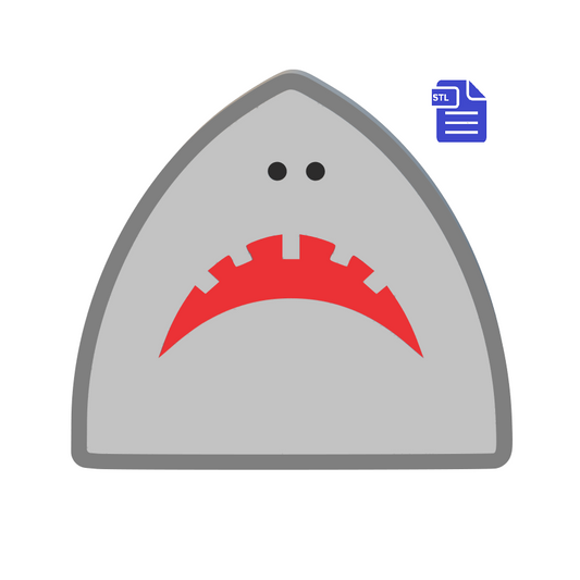 Shark Head STL File Digital Download for 3D printing to make vacuum formed molds - The Crafts and Glitter Shop